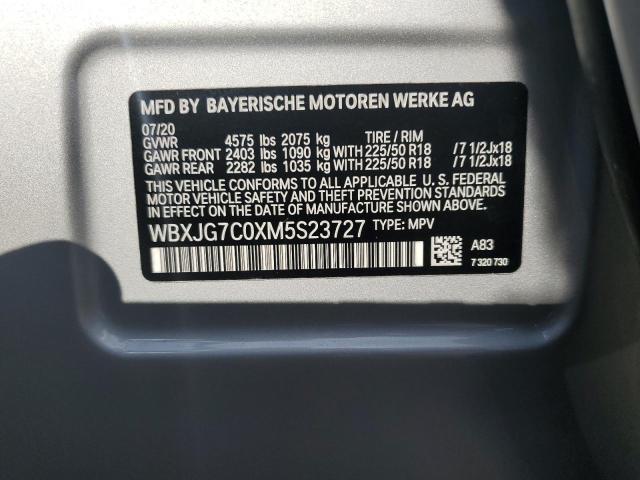 WBXJG7C0XM5S23727 BMW X1 SDRIVE2 14