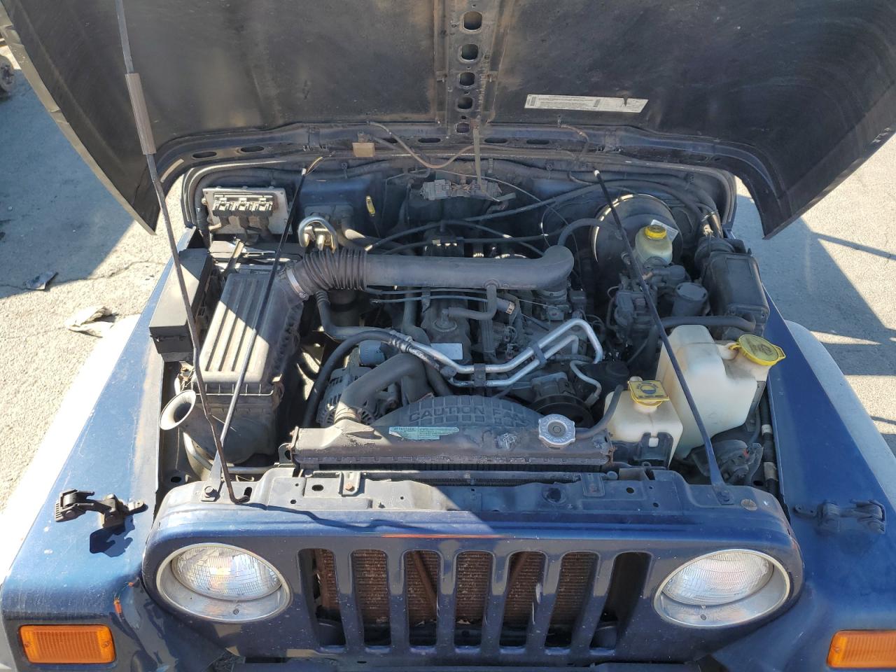 2002 Jeep Wrangler / Tj Sport VIN: 1J4FA49S72P702422 Lot: 76824614