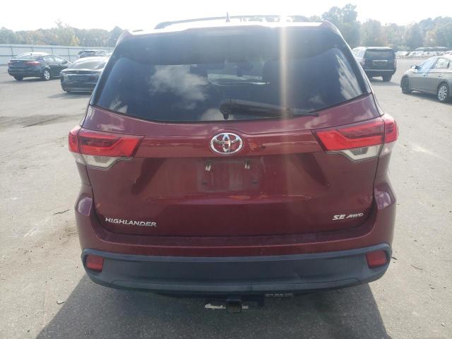  TOYOTA HIGHLANDER 2018 Бургунди