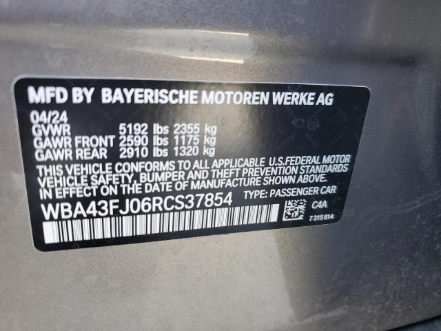 WBA43FJ06RCS37854 BMW 5 Series 530 I 12