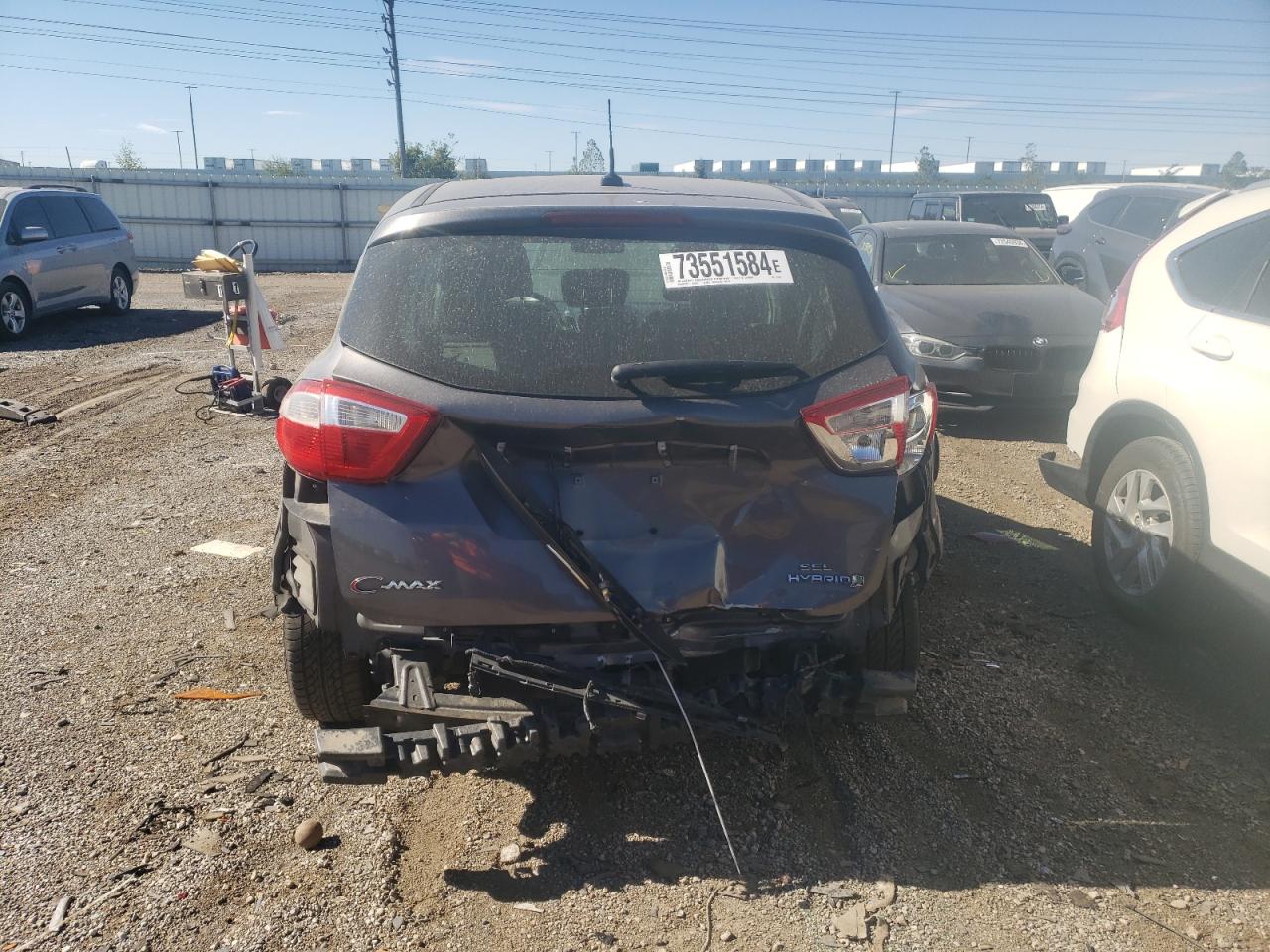 2013 Ford C-Max Sel VIN: 1FADP5BUXDL522073 Lot: 73551584