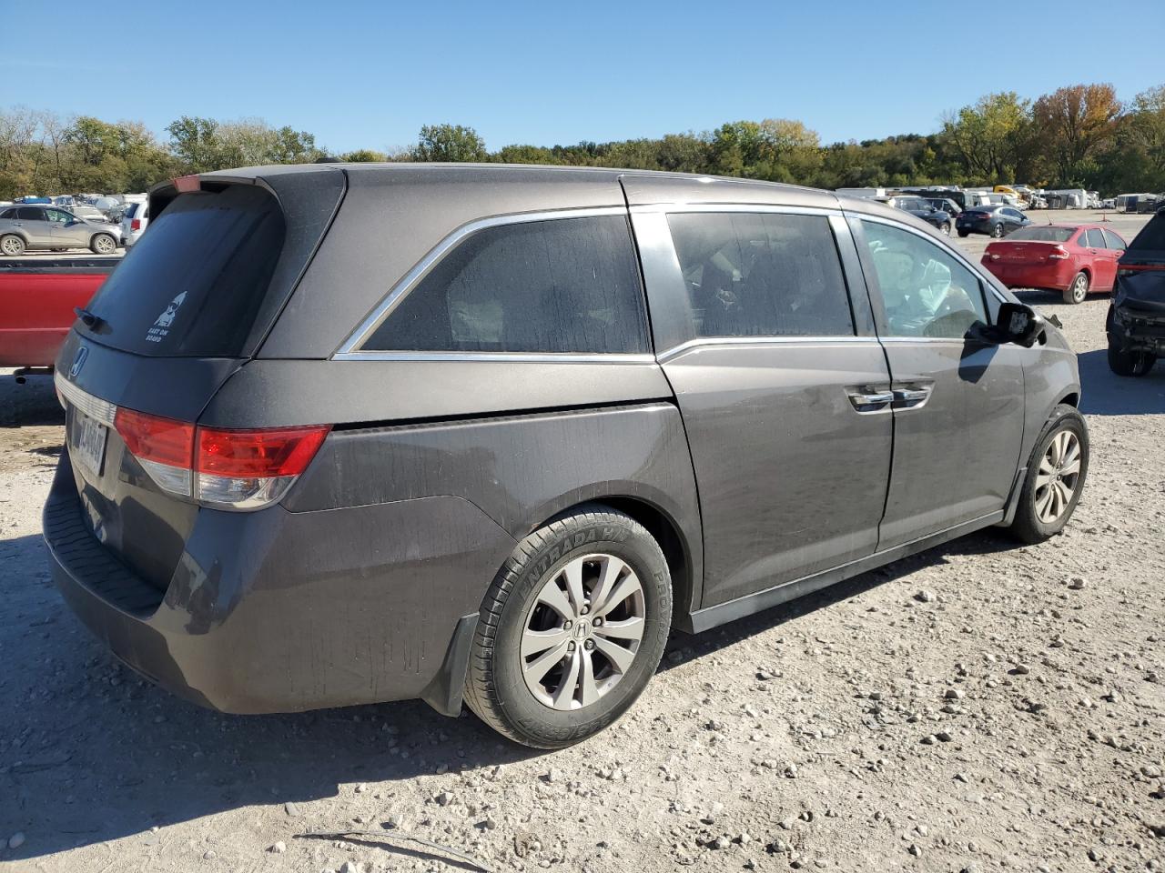 2015 Honda Odyssey Exl VIN: 5FNRL5H64FB055243 Lot: 76311734