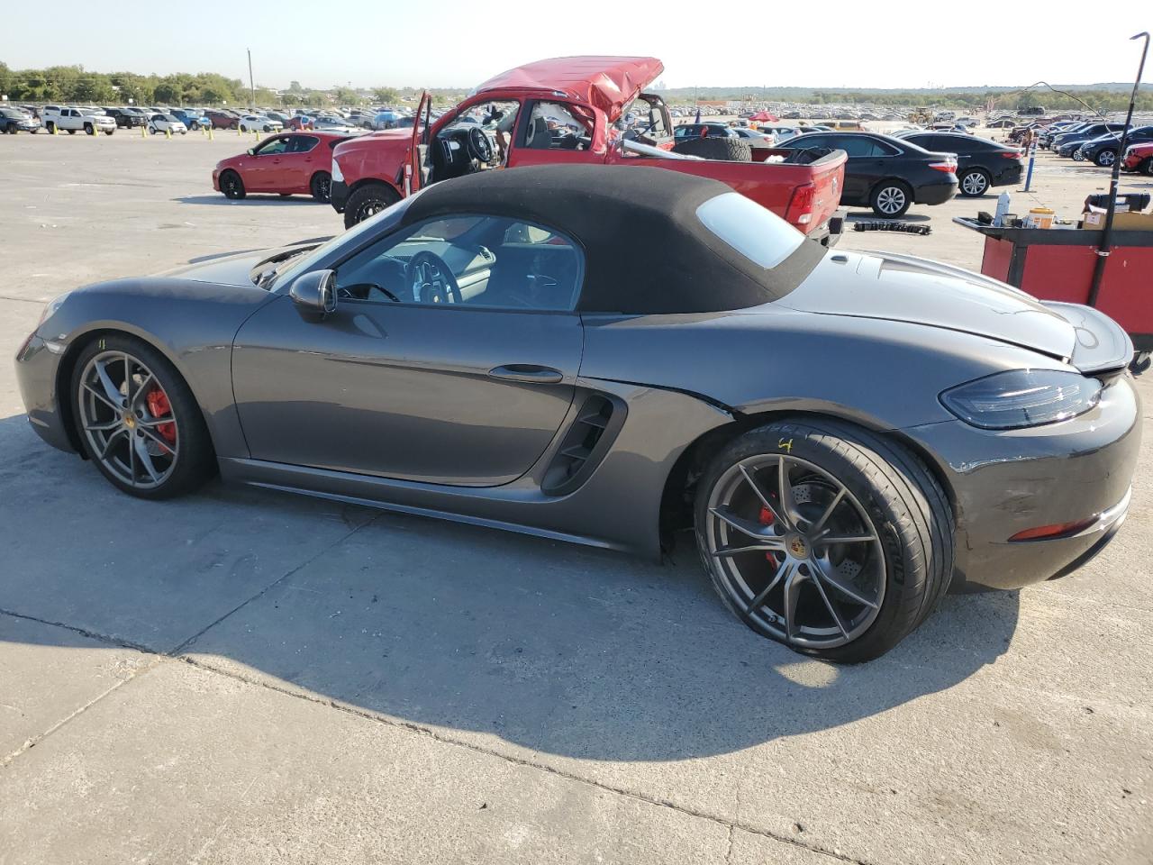 2021 Porsche Boxster S VIN: WP0CB2A82MS225098 Lot: 75188724