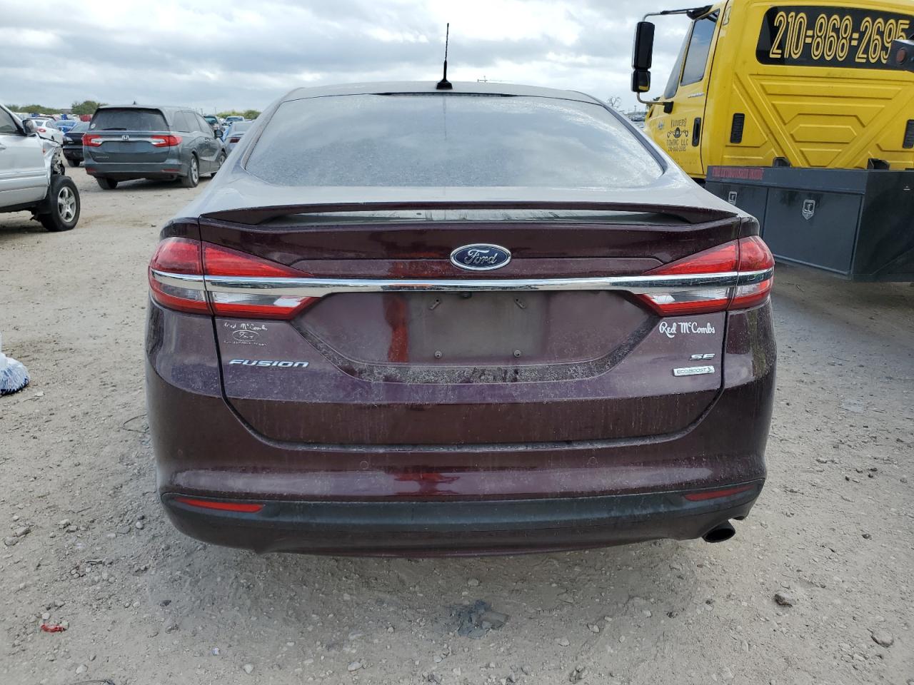 VIN 3FA6P0HDXJR256554 2018 FORD FUSION no.6