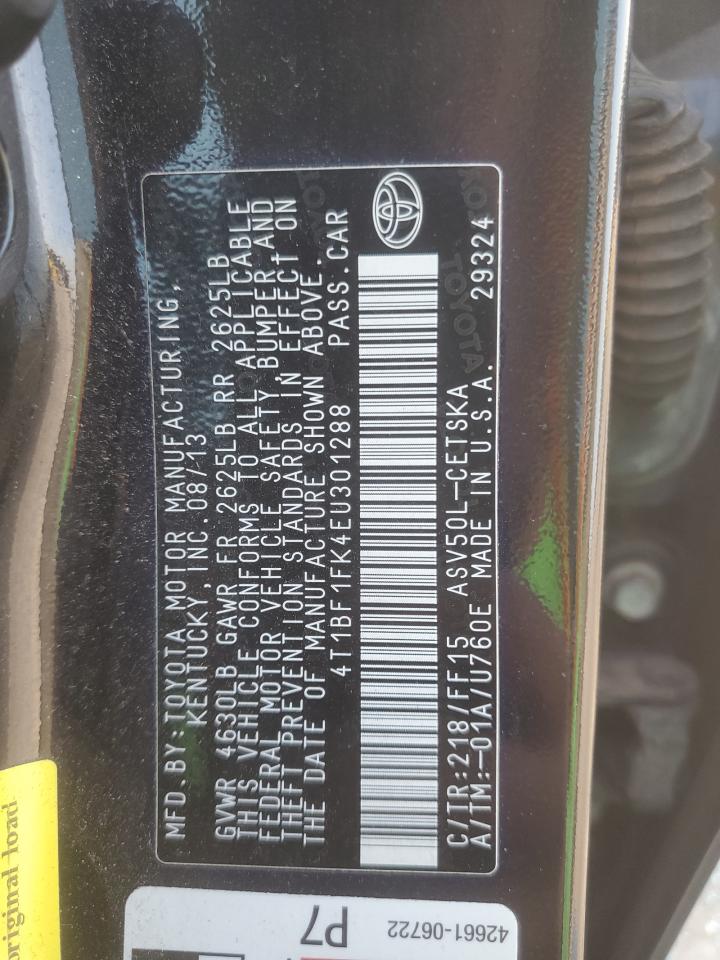 4T1BF1FK4EU301288 2014 Toyota Camry L