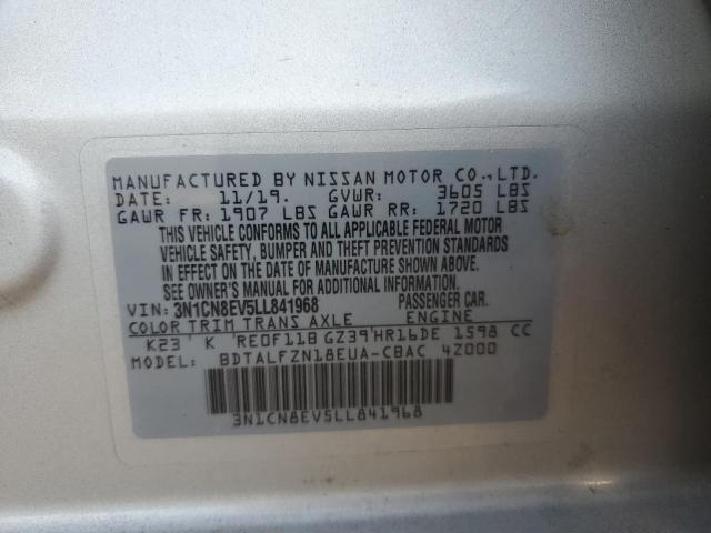 3N1CN8EV5LL841968 Nissan Versa SV 12