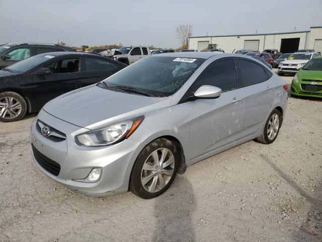  HYUNDAI ACCENT 2013 Серебристый