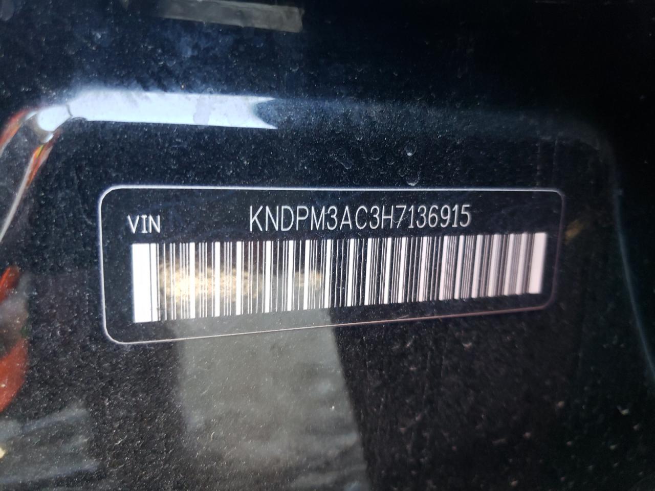 KNDPM3AC3H7136915 2017 Kia Sportage Lx