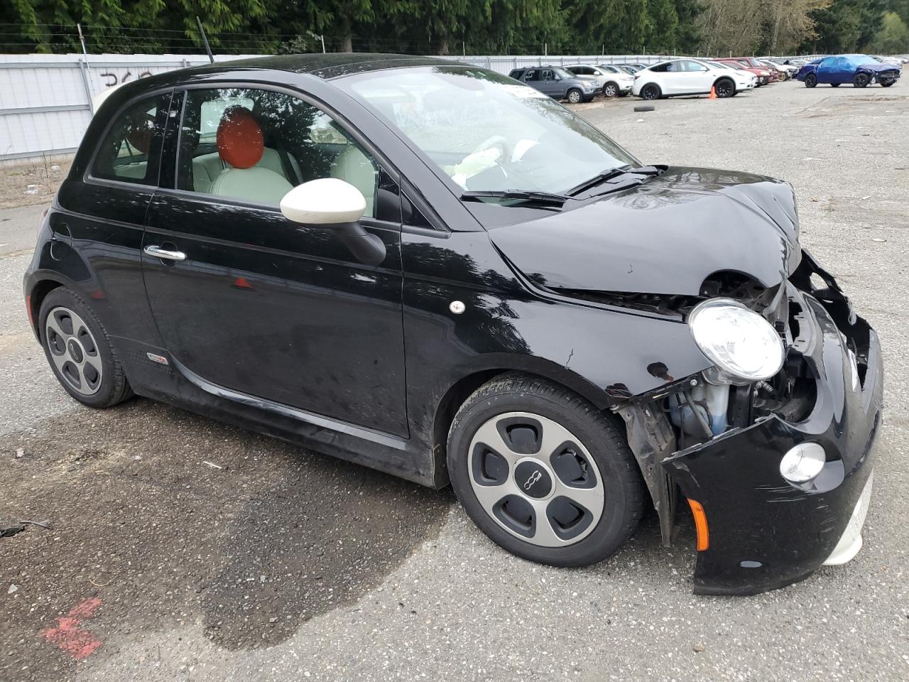 2014 Fiat 500 Electric VIN: 3C3CFFGE6ET244735 Lot: 74112064