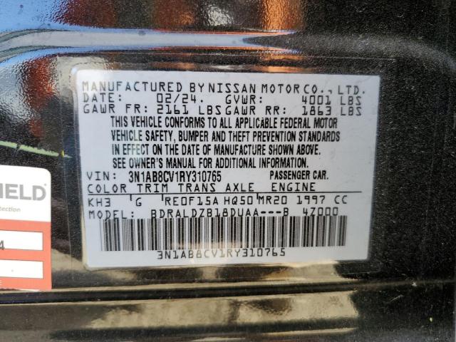 3N1AB8CV1RY310765 Nissan Sentra SV 13