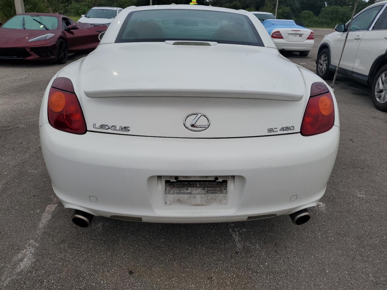 2002 Lexus Sc 430 VIN: JTHFN48Y720001922 Lot: 75008854