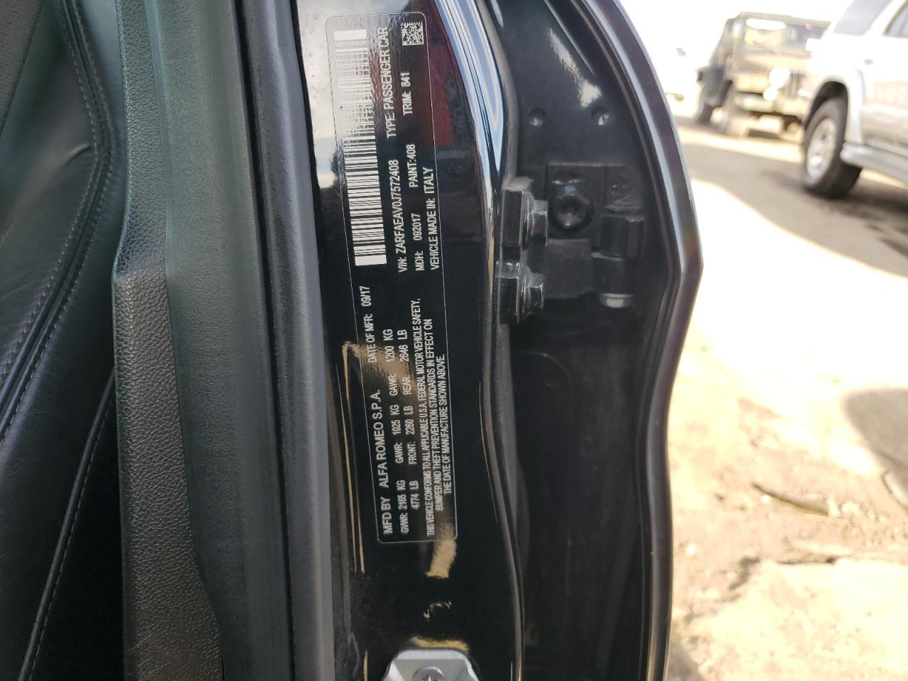 2018 Alfa Romeo Giulia Quadrifoglio VIN: ZARFAEAV0J7572408 Lot: 77675894