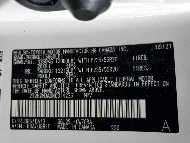 2T2HZMDA0NC314226 Lexus RX350 RX 350 14