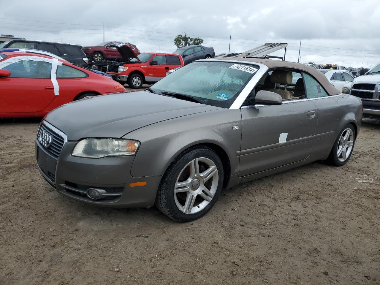 2008 Audi A4 2.0T Cabriolet Quattro de vânzare în Riverview, FL - Water/Flood