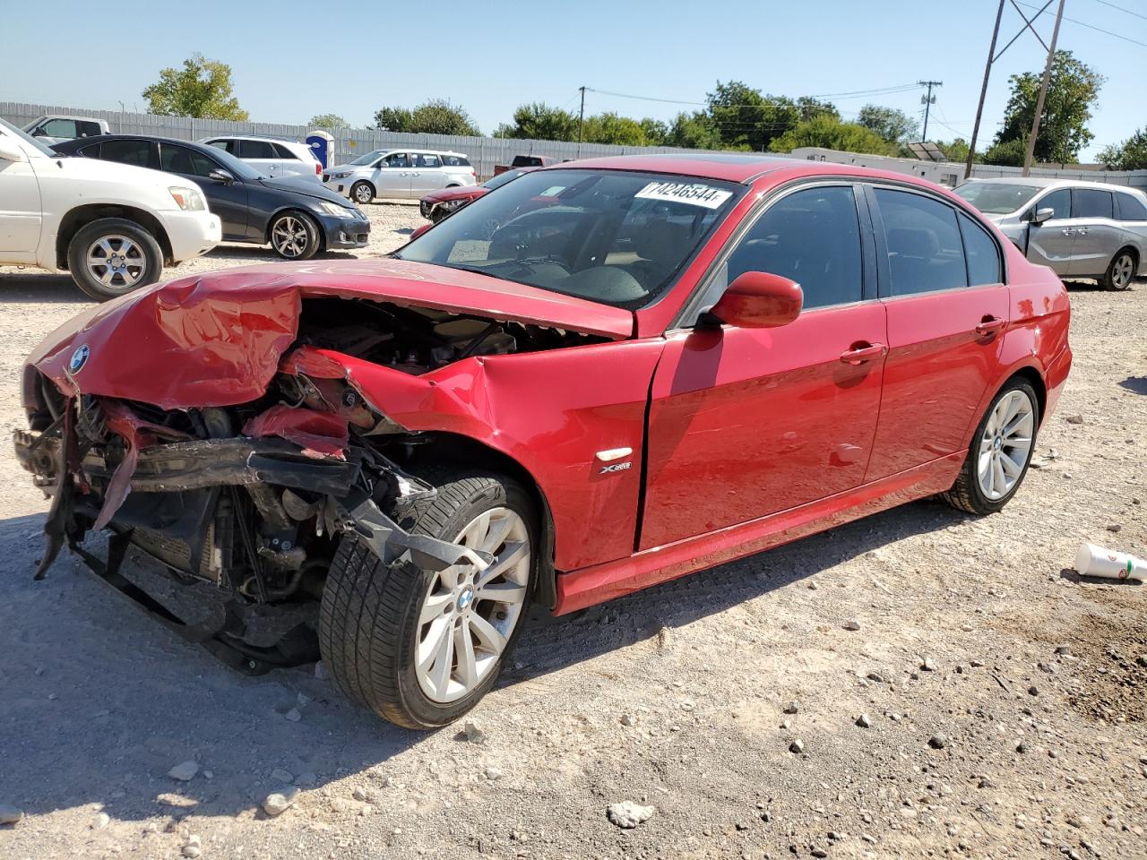 2011 BMW 328 Xi VIN: WBAPK7C52BA463826 Lot: 74246544