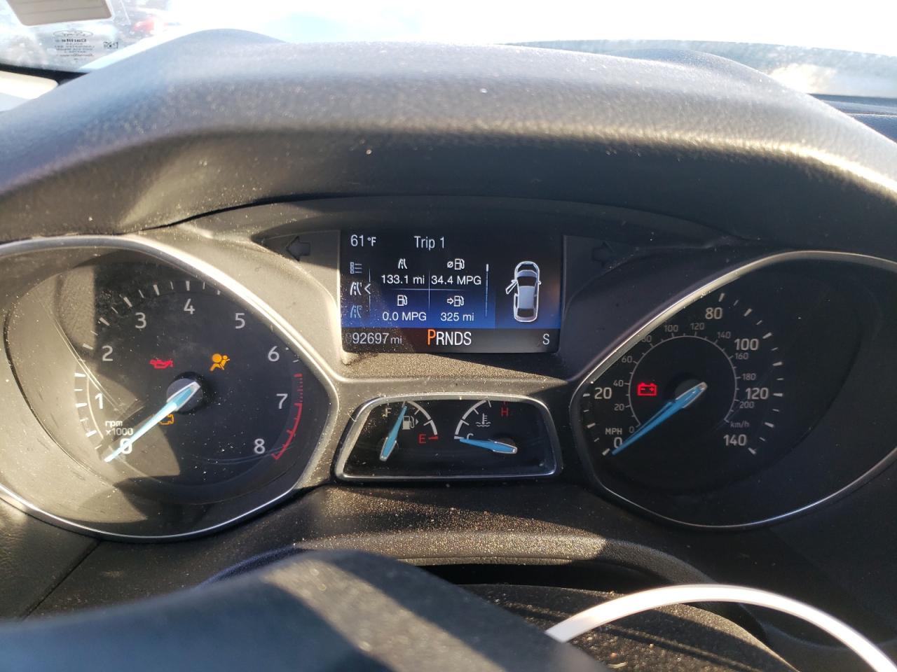 2016 Ford Focus Se VIN: 1FADP3K22GL345798 Lot: 57660555