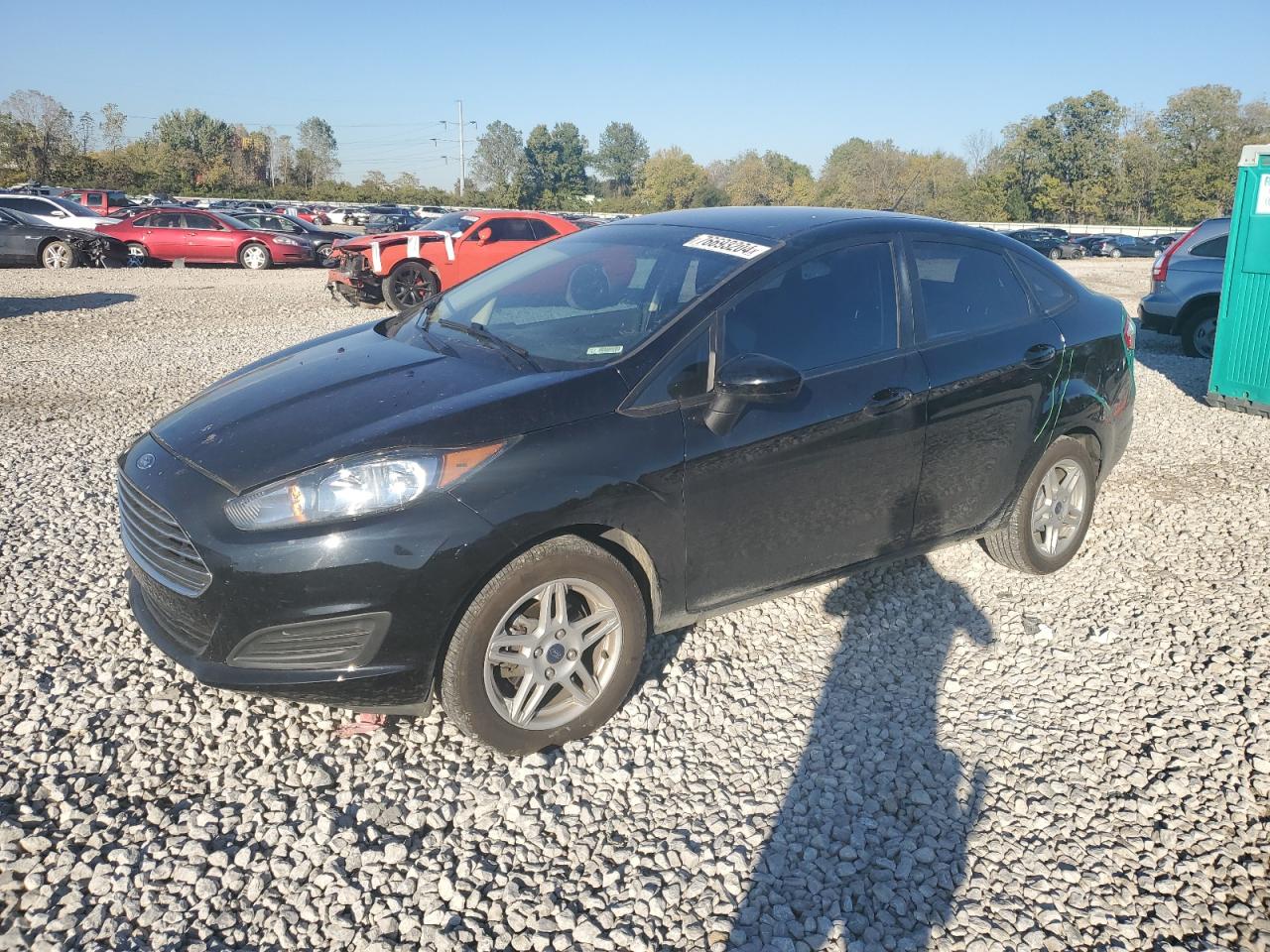 2019 Ford Fiesta Se VIN: 3FADP4BJXKM101417 Lot: 76693204