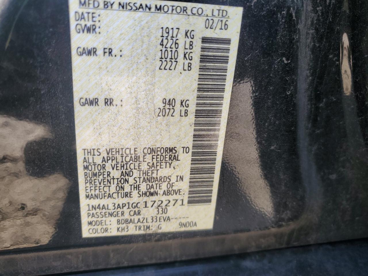 2016 Nissan Altima - Image 12