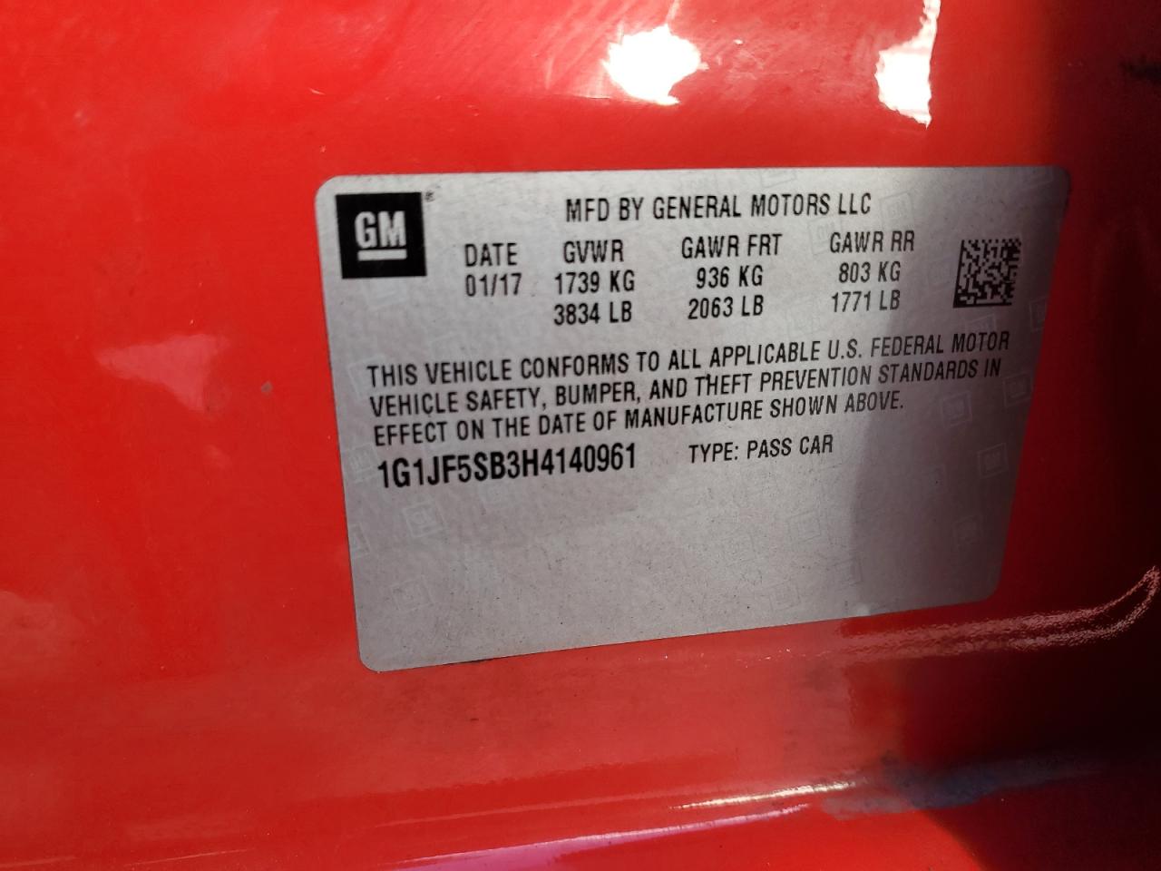 2017 Chevrolet Sonic - Image 12