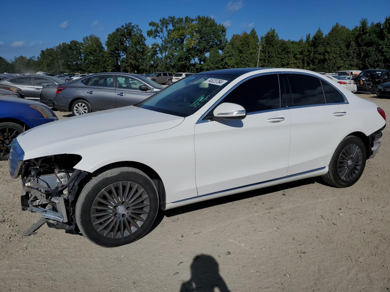 VIN 55SWF4KBXFU001339 2015 MERCEDES-BENZ C-CLASS no.1