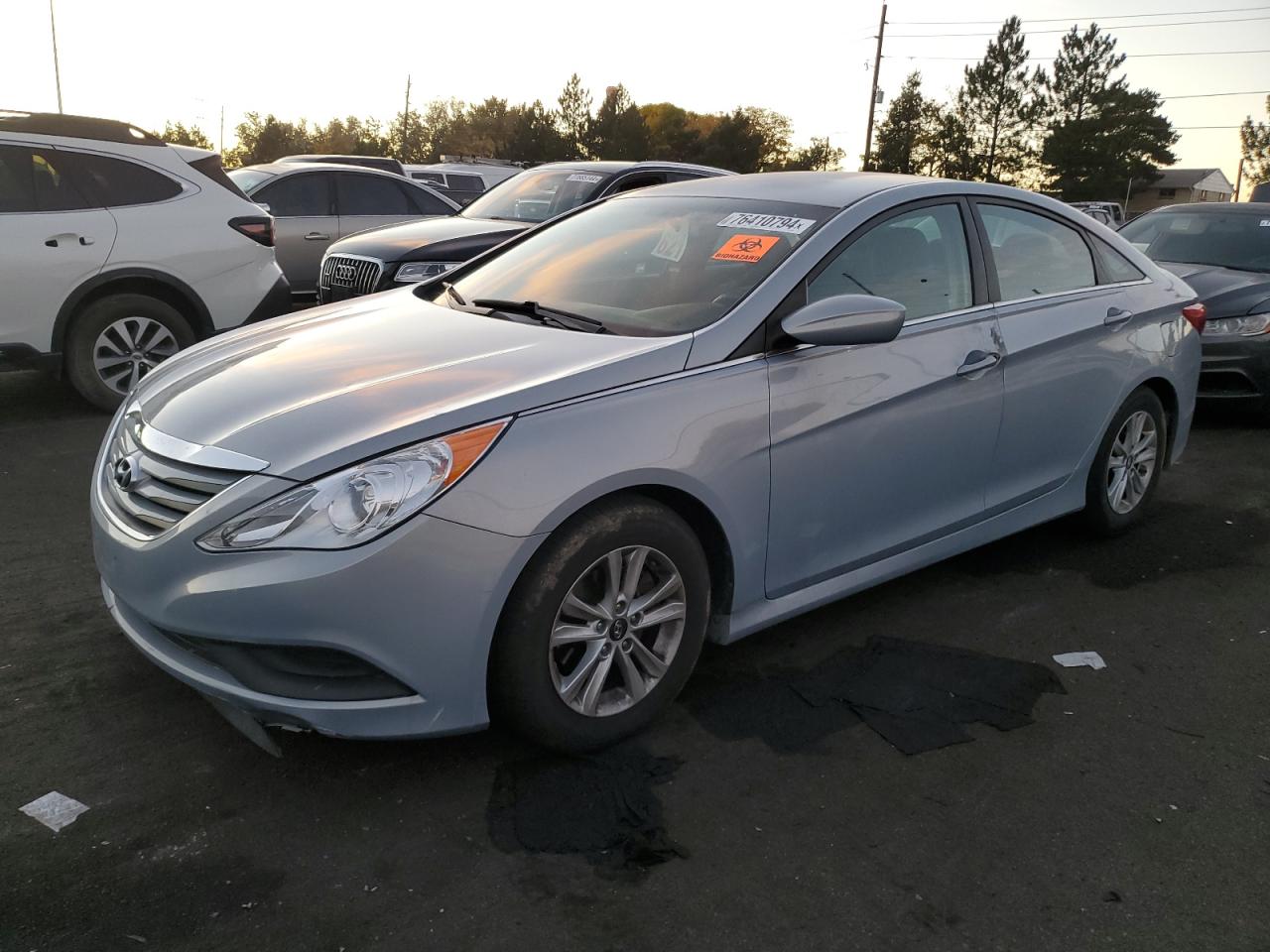 VIN 5NPEB4AC7EH860634 2014 HYUNDAI SONATA no.1