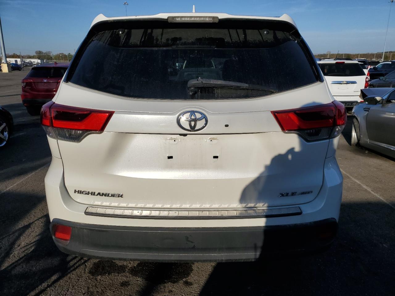 2019 Toyota Highlander Se VIN: 5TDJZRFH6KS628107 Lot: 76746104