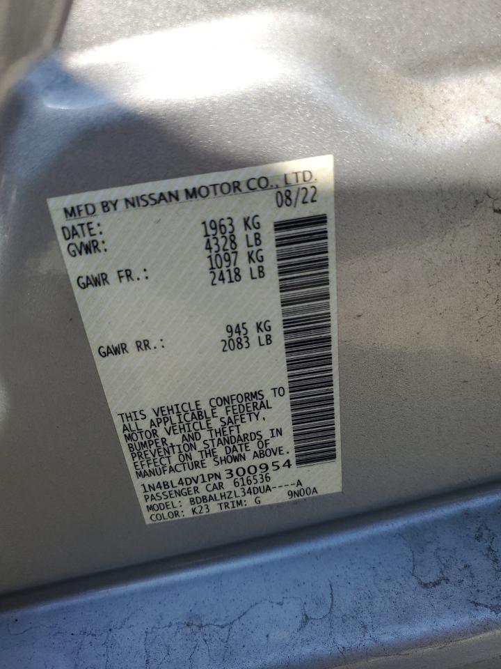 1N4BL4DV1PN300954 2023 Nissan Altima Sv