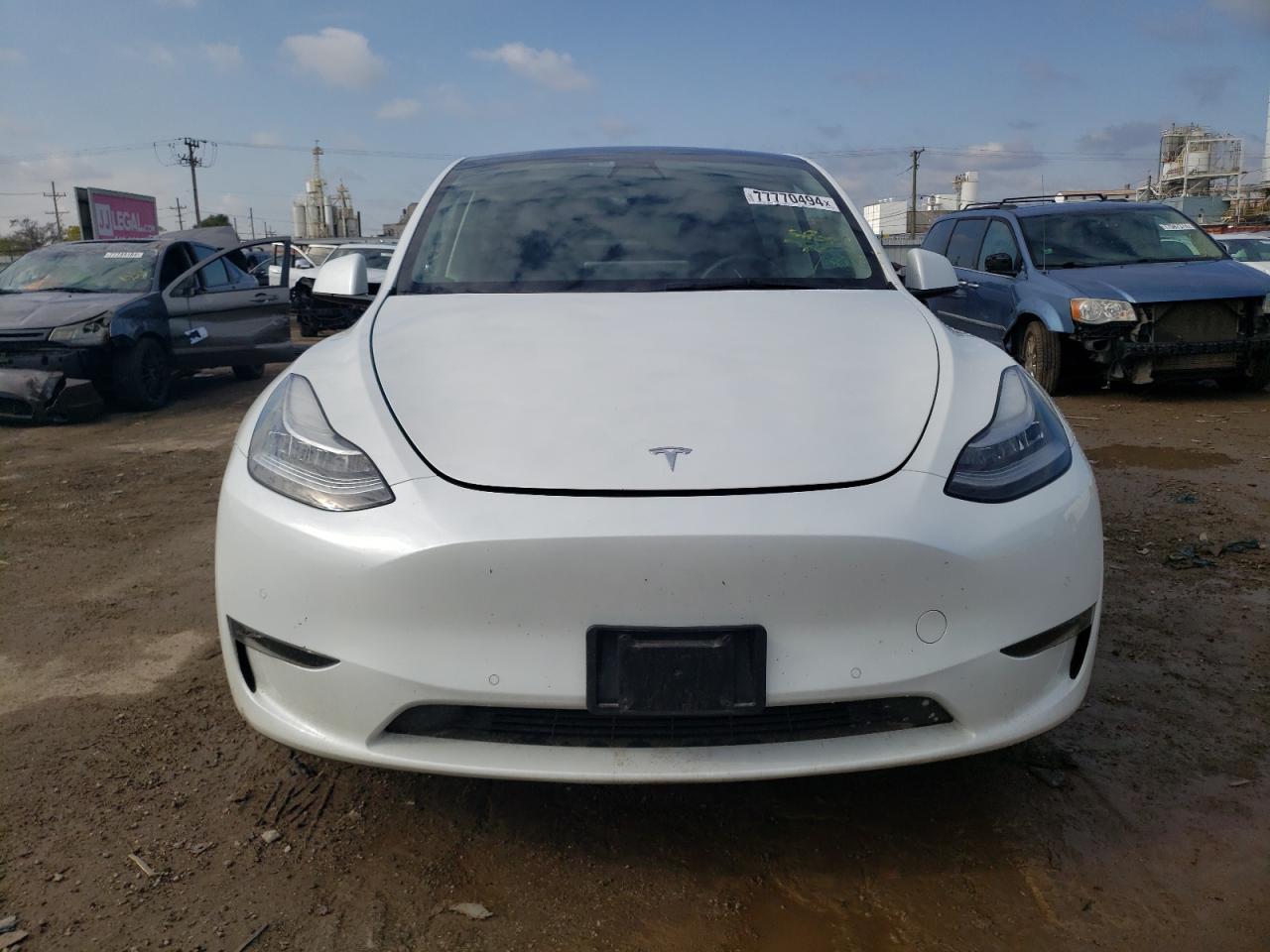 VIN 7SAYGAEE1NF383449 2022 TESLA MODEL Y no.5