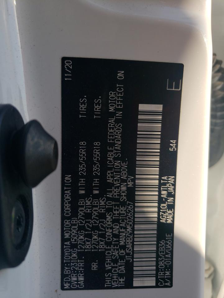 2021 Lexus Nx 300 Base VIN: JTJSARBZ9M5026267 Lot: 74086664