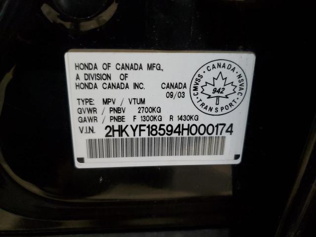 2004 HONDA PILOT EXL