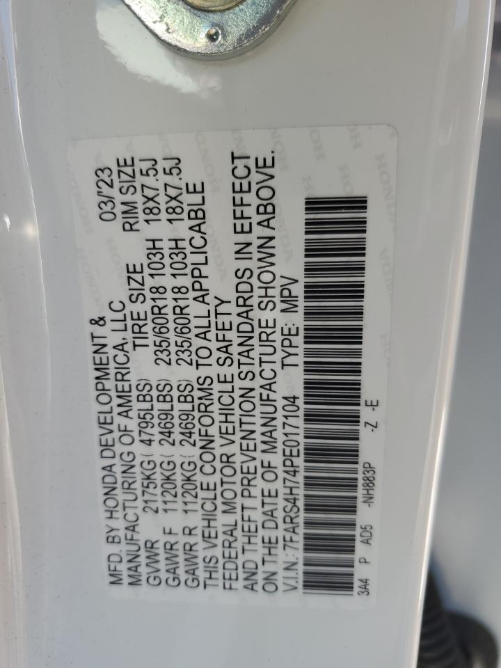 7FARS4H74PE017104 2023 Honda Cr-V Exl