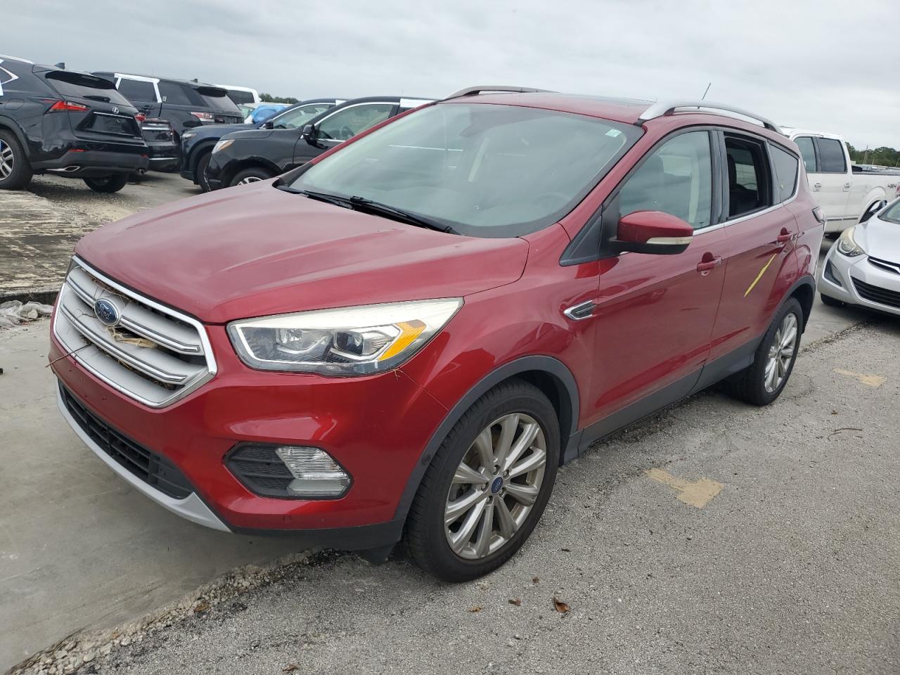 2018 Ford Escape Titanium VIN: 1FMCU9J94JUC71071 Lot: 75123254