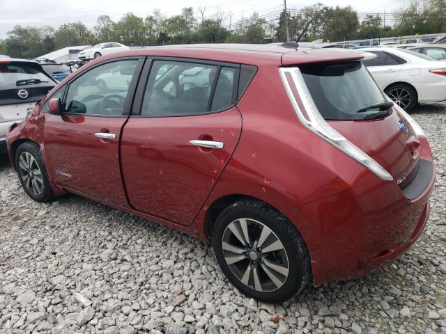 Hatchbacks NISSAN LEAF 2015 Red