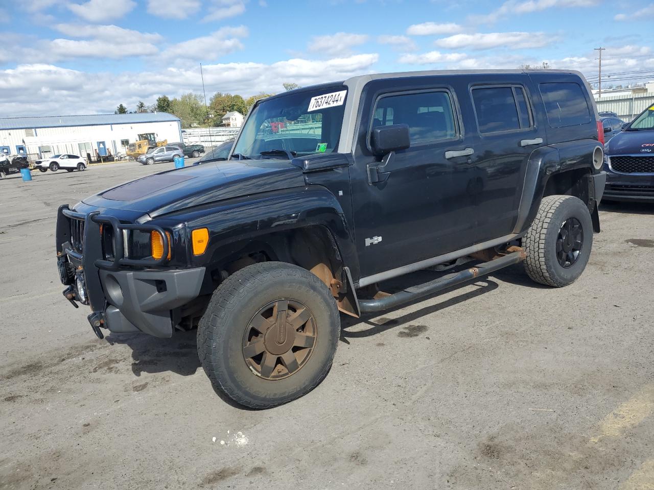 2007 Hummer H3 VIN: 5GTDN13E178239688 Lot: 76374244