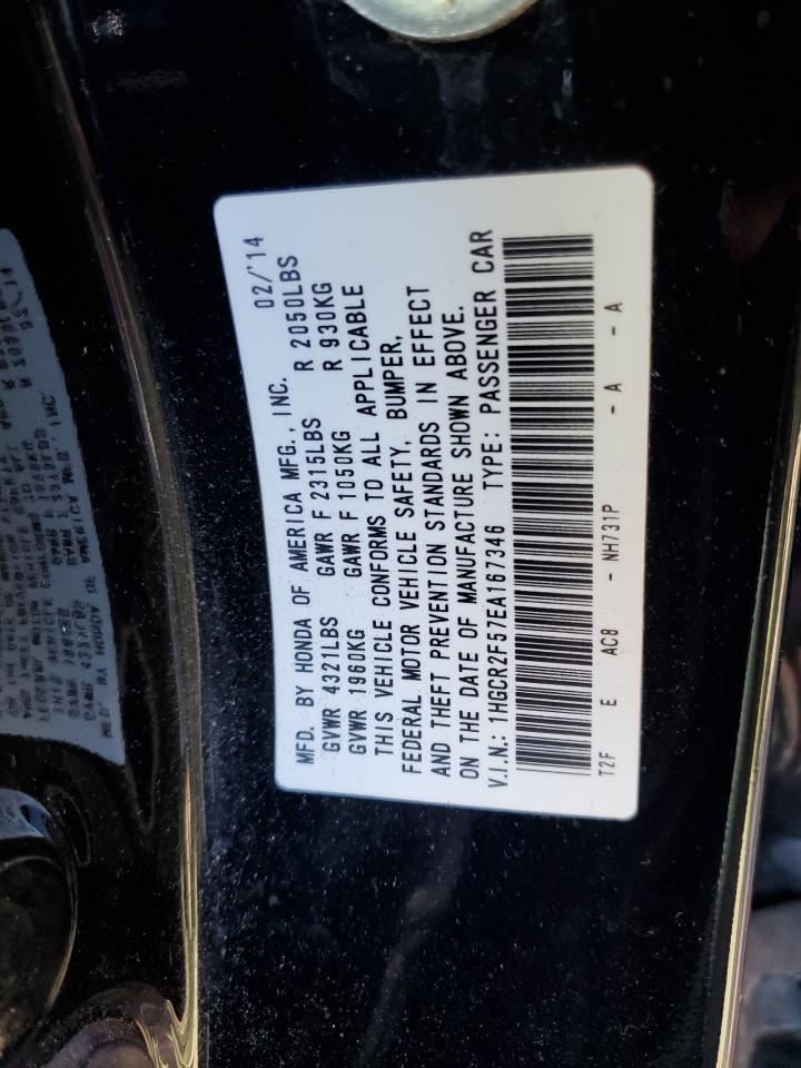 1HGCR2F57EA167346 2014 Honda Accord Sport