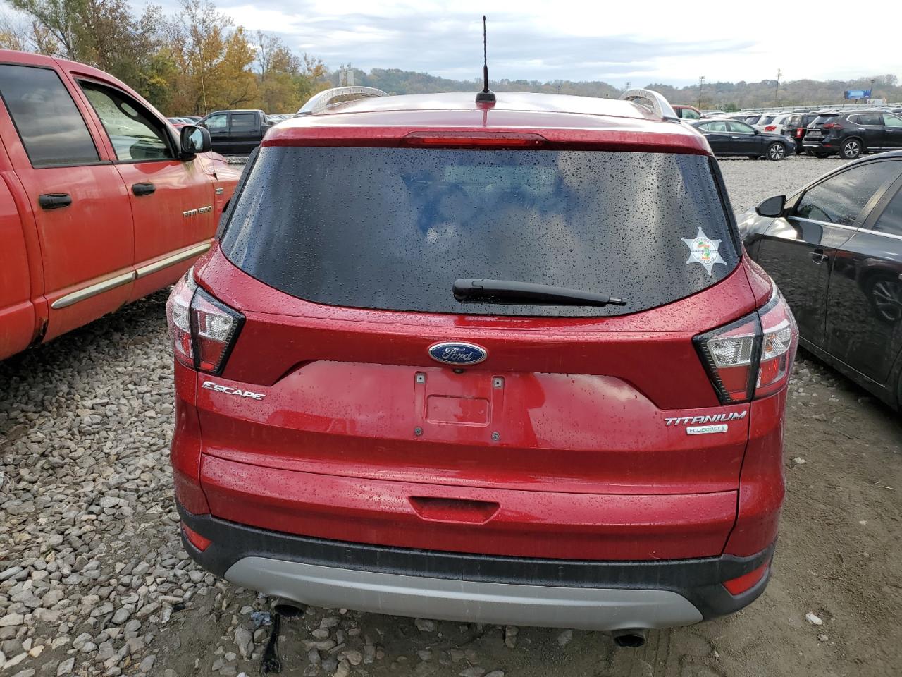 2017 Ford Escape Titanium VIN: 1FMCU0JD7HUC66117 Lot: 77660784