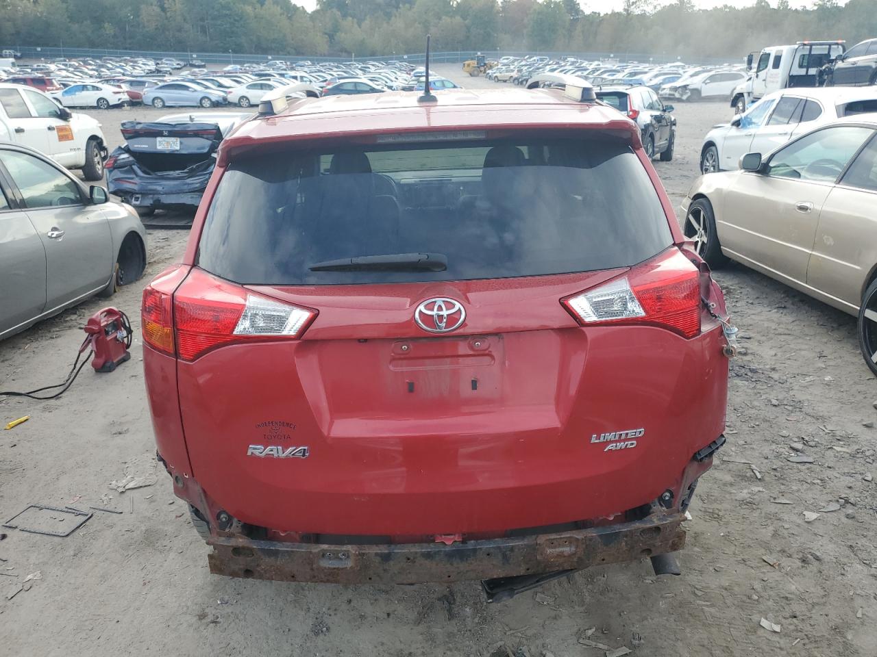 JTMDFREV8EJ004257 2014 Toyota Rav4 Limited