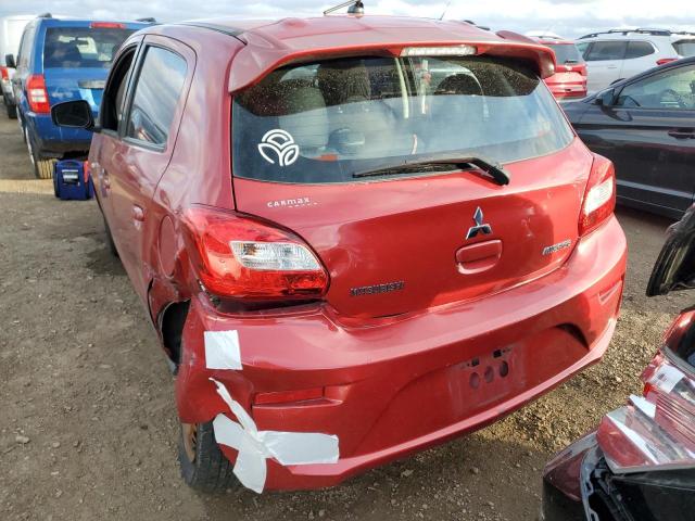  MITSUBISHI MIRAGE 2017 Czerwony