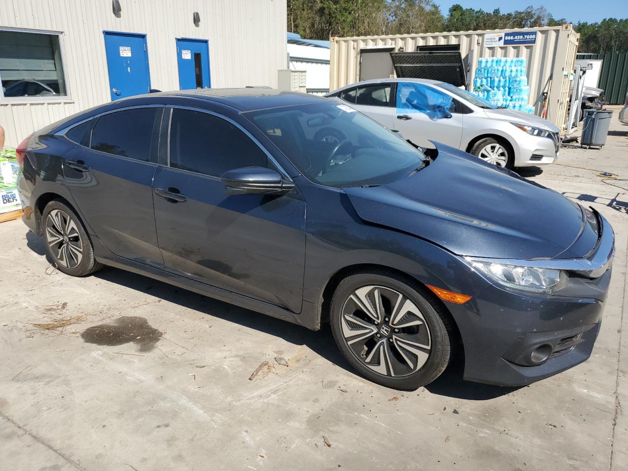 2018 Honda Civic Ex VIN: JHMFC1F32JX002171 Lot: 74098494