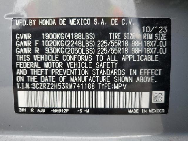 3CZRZ2H53RM741188 Honda HR-V SPORT 14