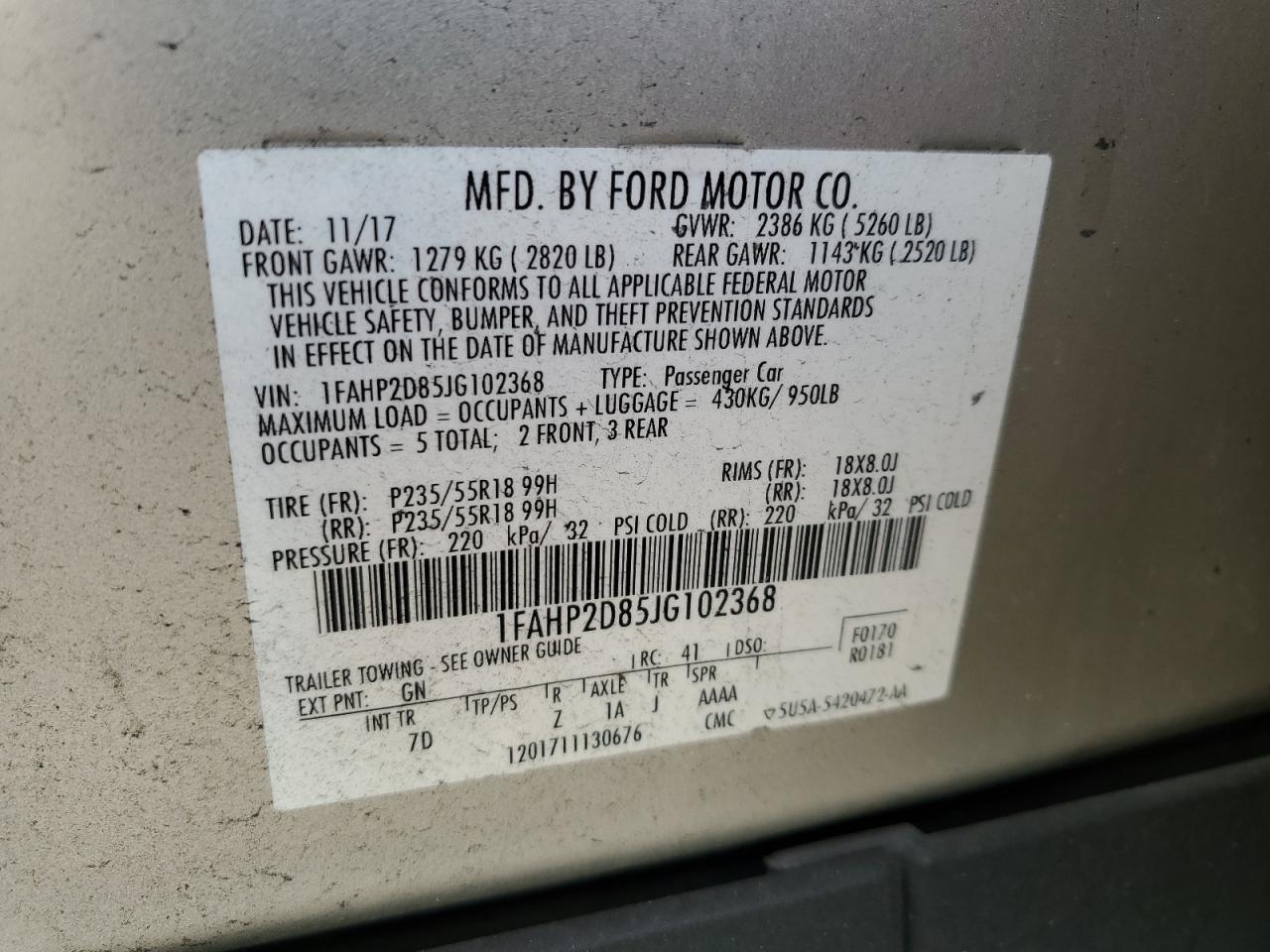 2018 Ford Taurus - Image 13
