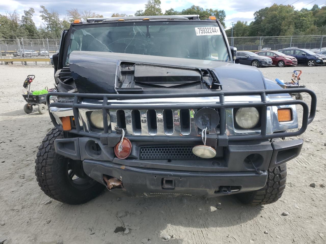 2003 Hummer H2 VIN: 5GRGN23U73H125110 Lot: 75932244