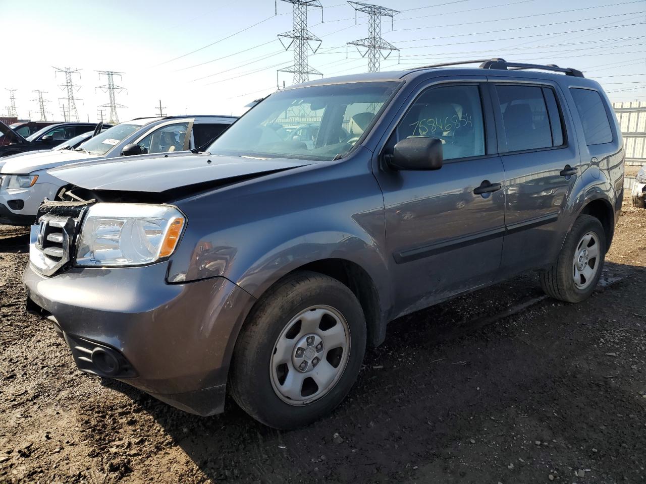 5FNYF4H23EB014210 2014 Honda Pilot Lx