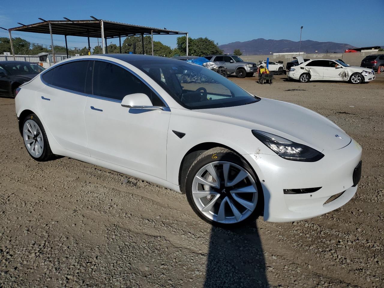 VIN 5YJ3E1EA0LF743835 2020 TESLA MODEL 3 no.4