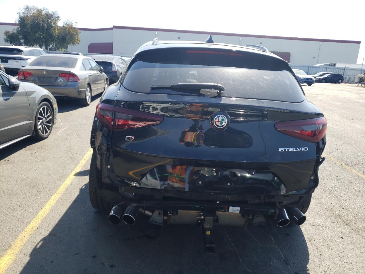 2022 Alfa Romeo Stelvio Quadrifoglio VIN: ZASPAKEV8N7D24072 Lot: 75021774