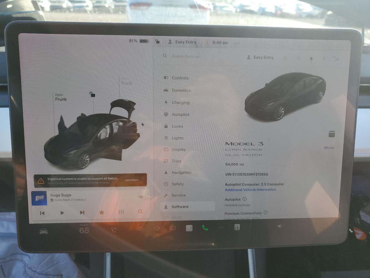 5YJ3E1EB9KF213659 2019 Tesla Model 3