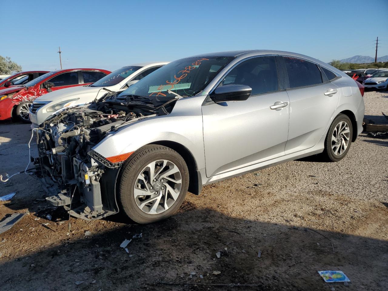 2018 Honda Civic Ex VIN: 2HGFC2F78JH592926 Lot: 75667884