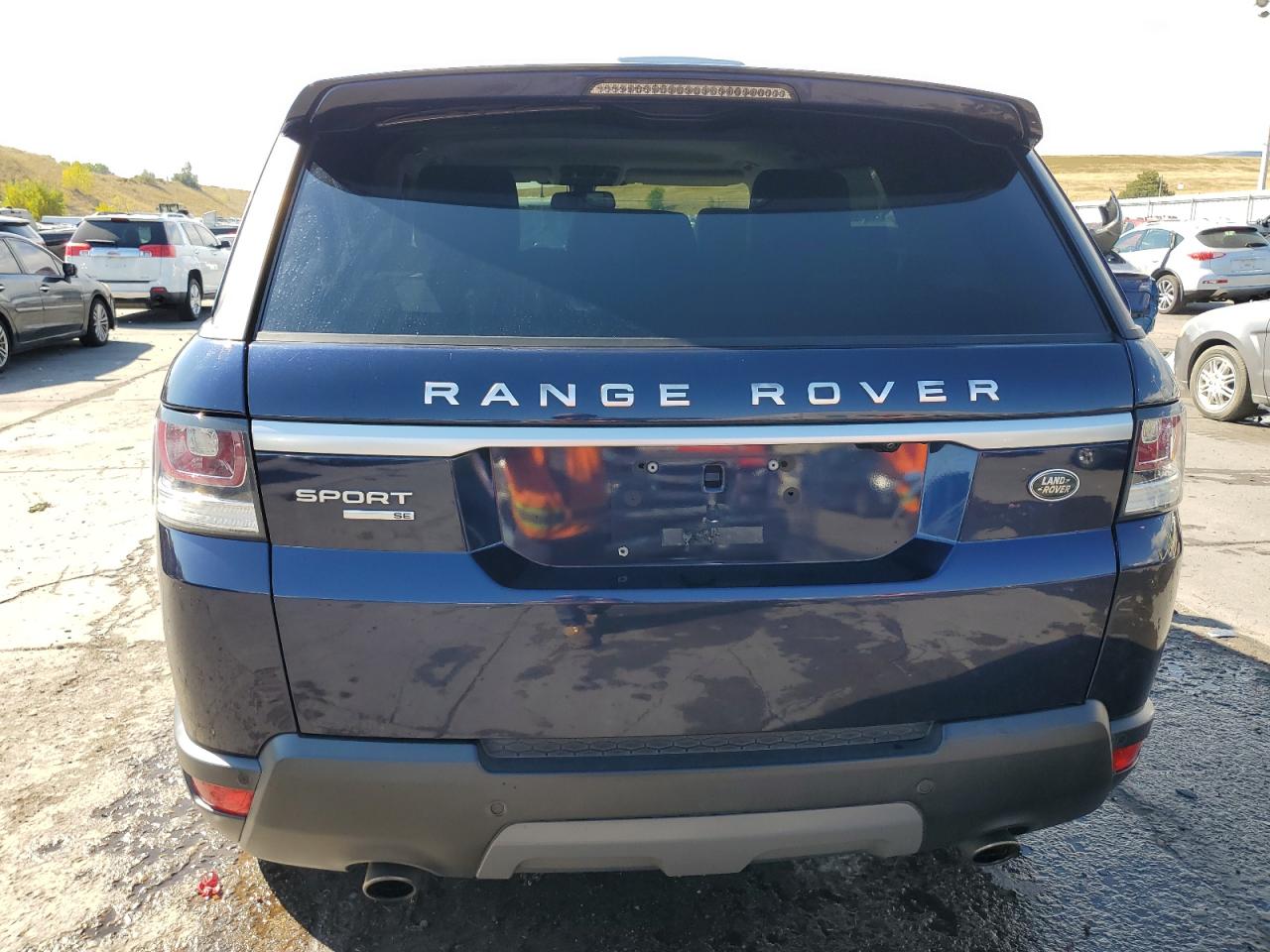 2015 Land Rover Range Rover Sport Se VIN: SALWG2VF8FA609668 Lot: 73993824