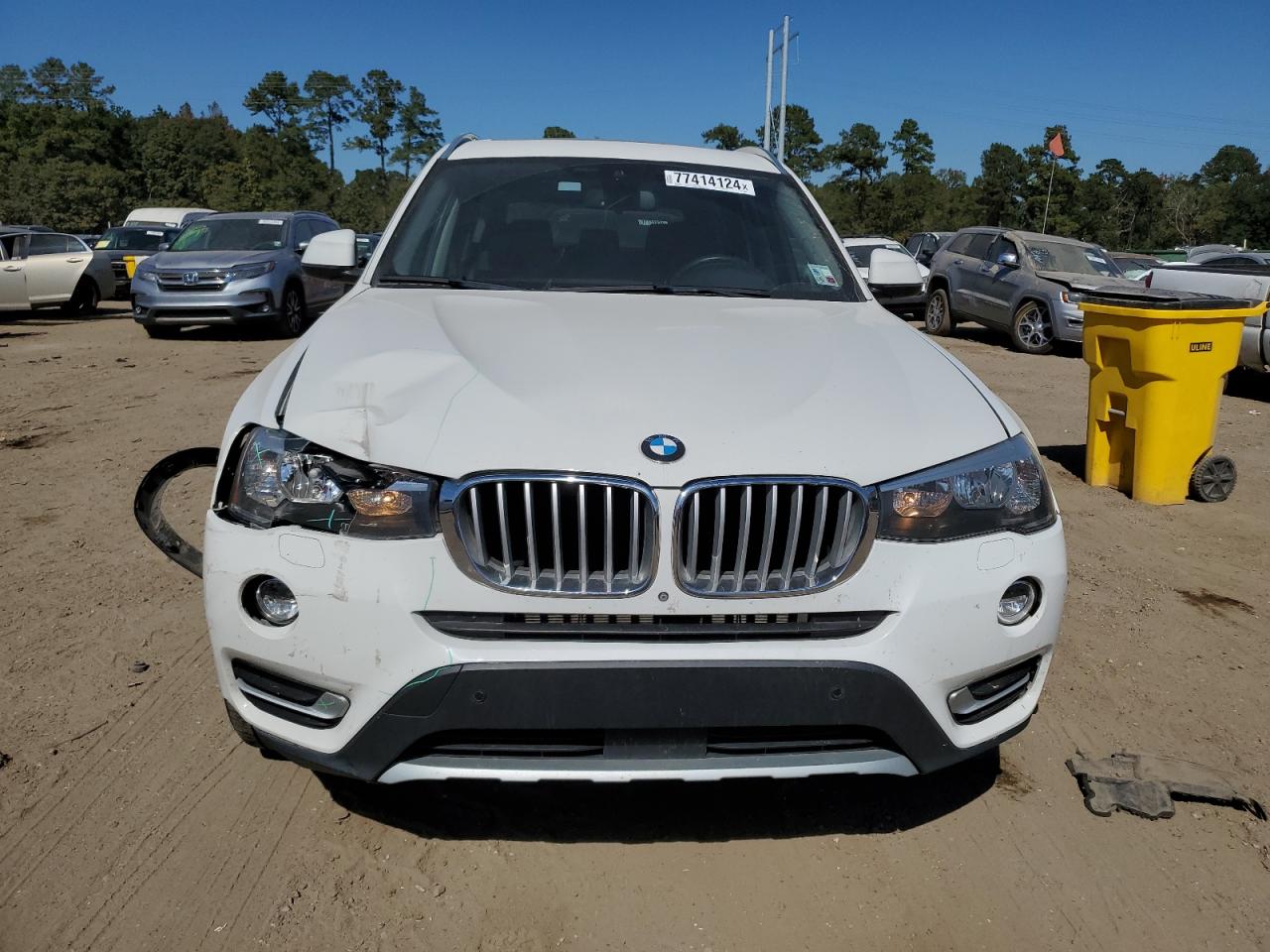 2015 BMW X3 xDrive28I VIN: 5UXWX9C59F0D53073 Lot: 77414124