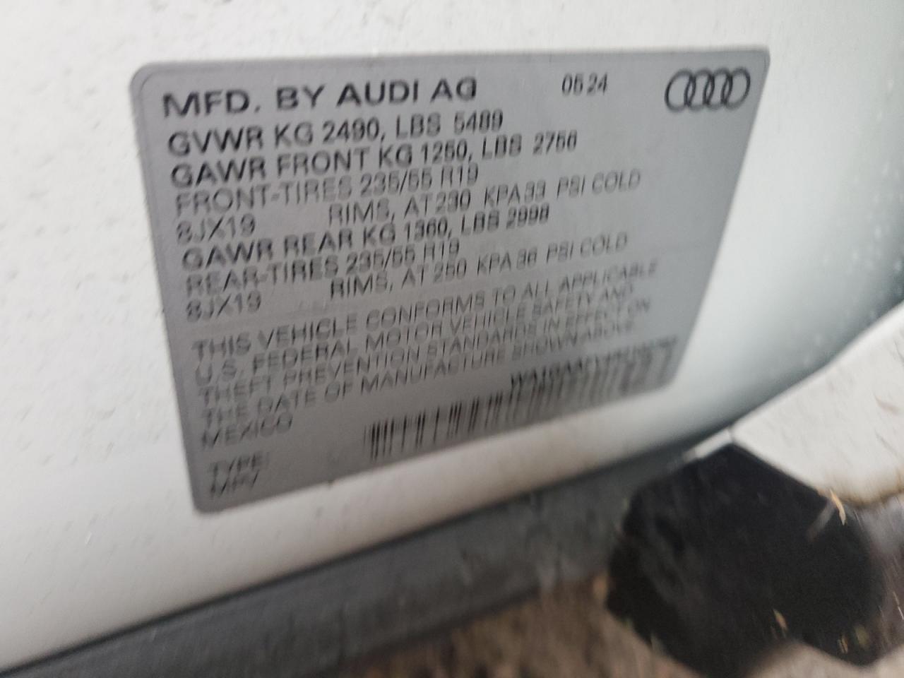 WA1GAAFY4R2102783 2024 Audi Q5 Premium 45